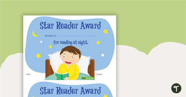 Go to Reading at Night Certificate teaching resource