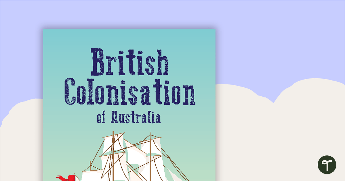 British Colonisation of Australia - Title Poster teaching resource
