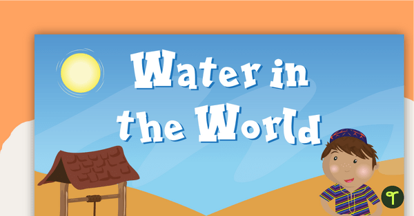 Water in the World - Geography Word Wall Vocabulary teaching resource