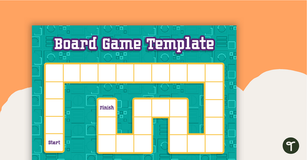 Blank Game Board - Green - V3 teaching resource