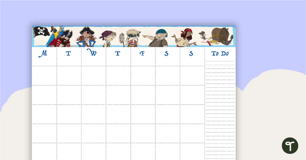 Preview image for Pirates - Monthly Overview - teaching resource