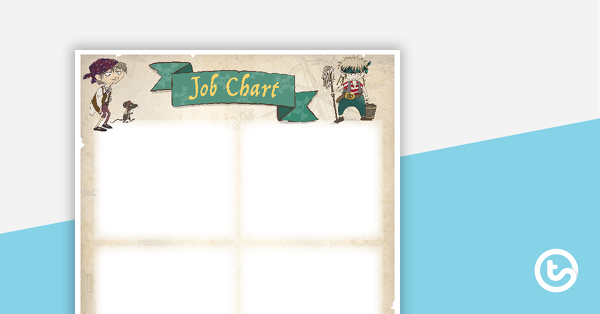 Preview image for Pirates - Job Chart - teaching resource