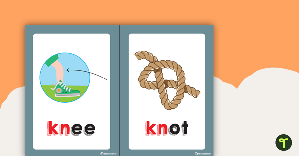 Preview image for Kn, Ph & Wr Digraph Flashcards - teaching resource