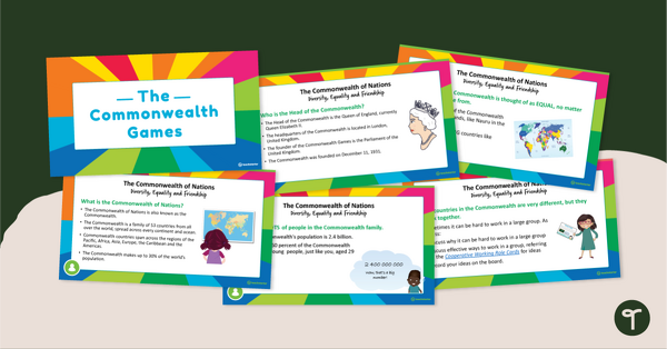 Preview image for Commonwealth Games PowerPoint - teaching resource