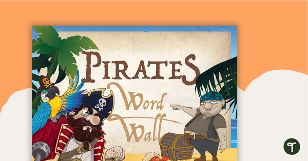 Preview image for Pirates - Word Wall Template - teaching resource