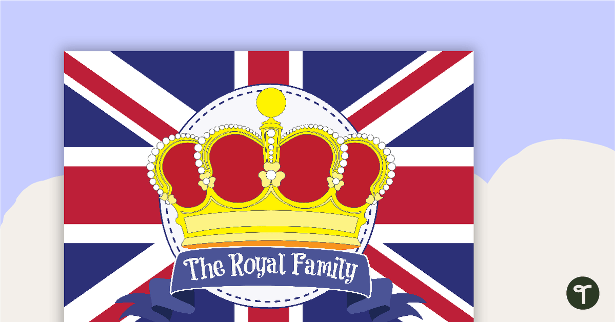 Royal Family Word Wall Vocabulary teaching resource