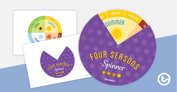 Preview image for Four Seasons Spinner Activity - Southern Hemisphere - teaching resource