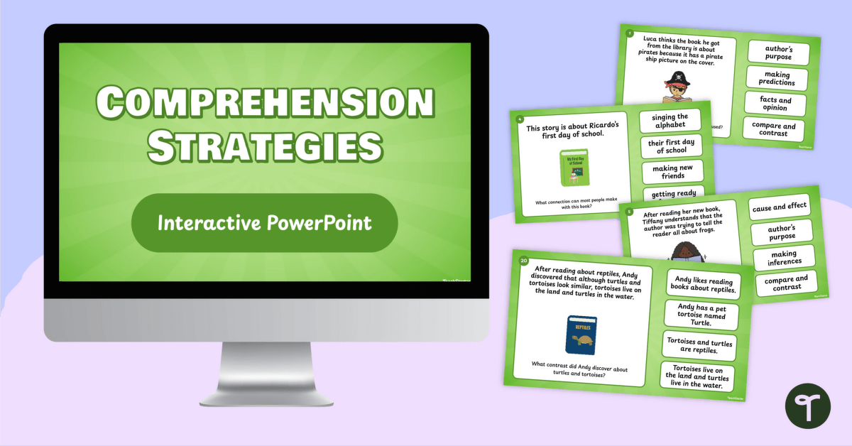 Reading Comprehension Strategies Interactive Activity teaching resource