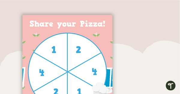 Preview image for Fractions Pizza Game - Lower Grades - teaching resource