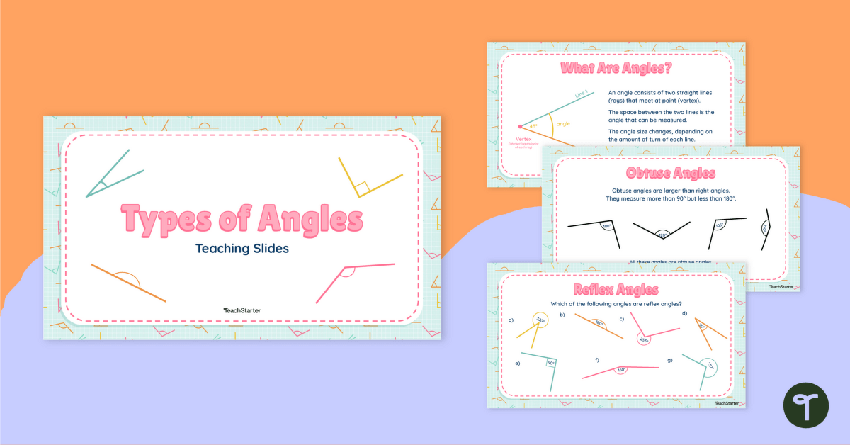Types of Angles Teaching Slides teaching resource