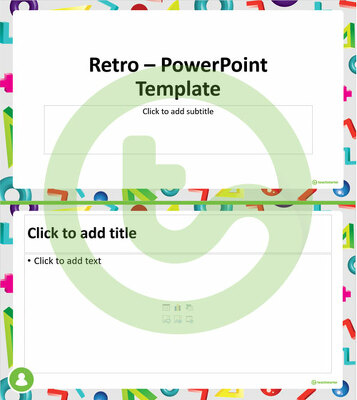 Retro – PowerPoint Template teaching resource