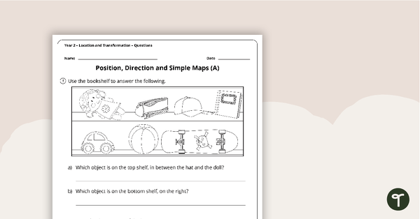 Preview image for Location and Transformation Worksheets - Year 2 - teaching resource