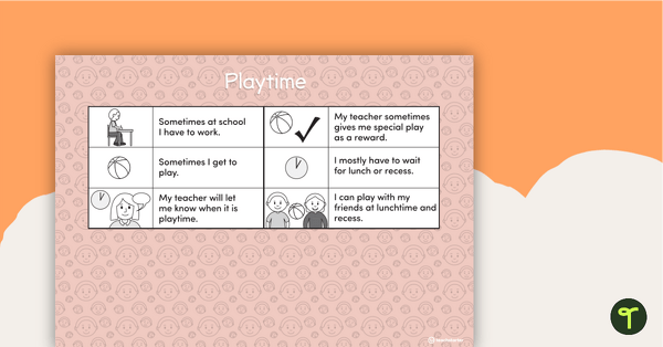 Social Stories - Play Time teaching resource