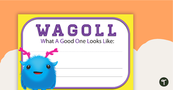 Image of What A Good One Looks Like WAGOLL Poster