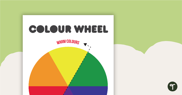 6-Part Colour Wheel and Colour Theory teaching resource