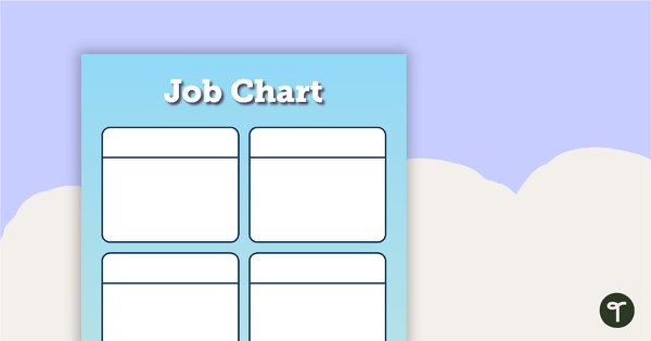 Go to Books - Job Chart teaching resource