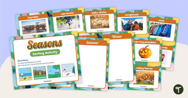 Go to Seasons Sorting Activity teaching resource