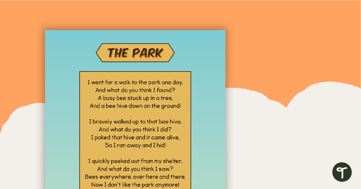 The Park (Poem) - Sequencing Activity teaching resource