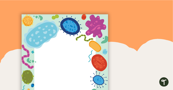 Go to Microorganism Page Border teaching resource