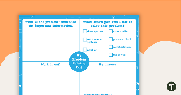 Preview image for Problem Solving Mat - teaching resource