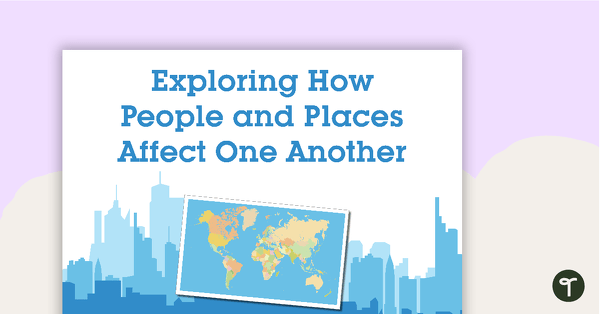 Preview image for Exploring How People and Places Affect One Another - Word Wall Cards - teaching resource