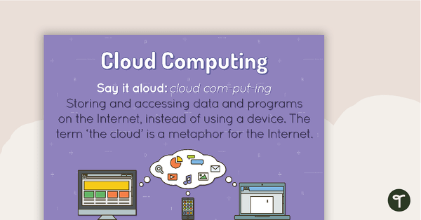 Preview image for Cloud Computing Poster - teaching resource