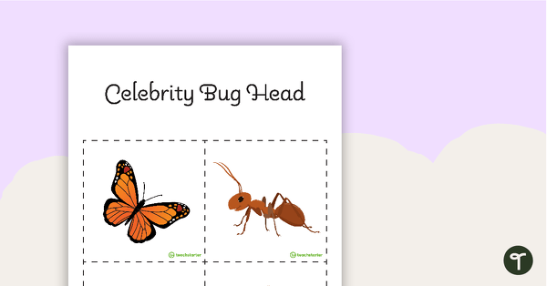 Celebrity Bug Head Game teaching resource