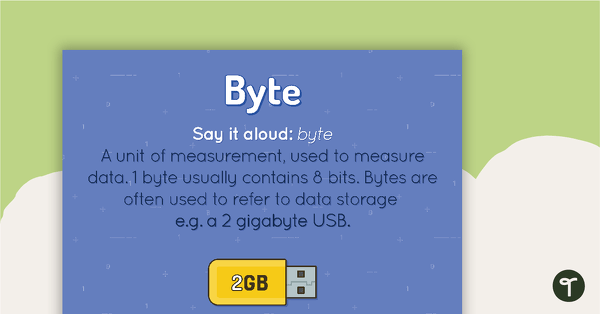 Go to Byte Poster teaching resource