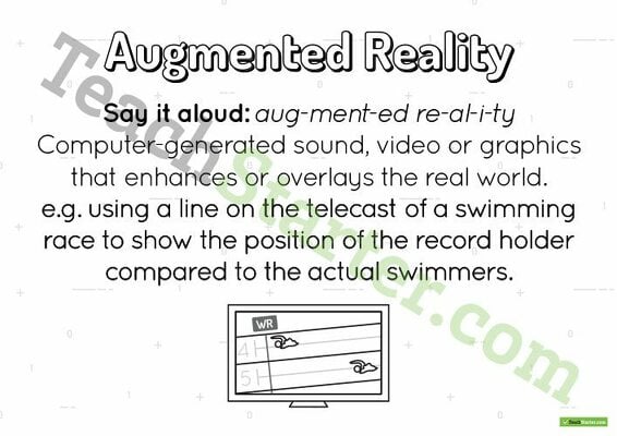 Augmented Reality Poster teaching resource