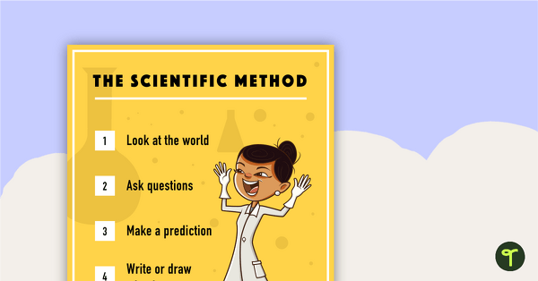 The Scientific Method Poster - Lower Grades teaching resource