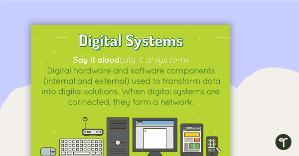 Go to Digital Systems Poster teaching resource