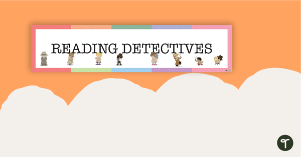 Reading Detectives Display Banner teaching resource