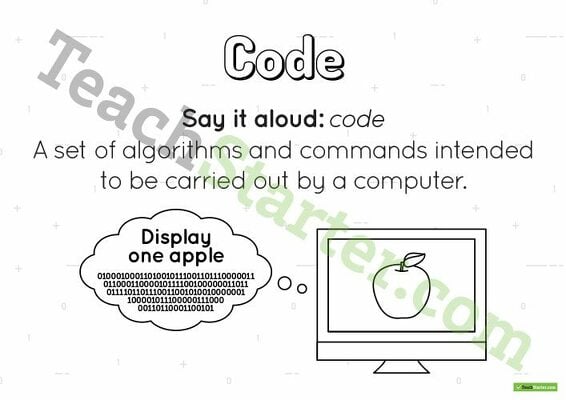 Code Poster teaching resource
