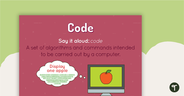 Code Poster teaching resource