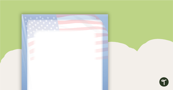 Preview image for American Page Borders - teaching resource