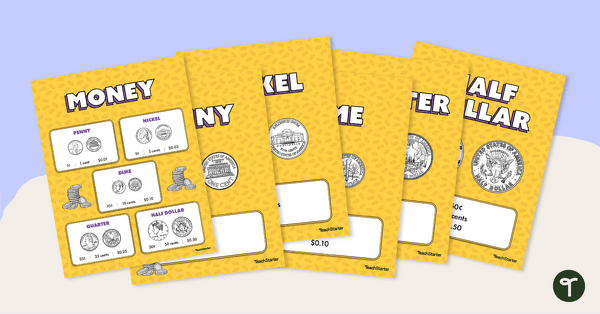 Preview image for American Currency Posters - Coins - teaching resource