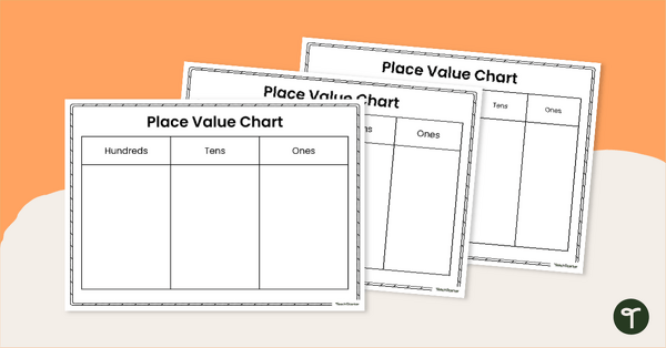 Go to Place Value Chart - Hundred Thousands Place teaching resource