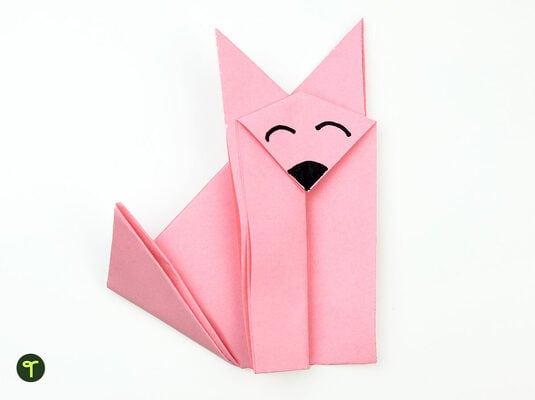 How to Make an Origami Dog — Step-By-Step Instructions for Kids teaching resource