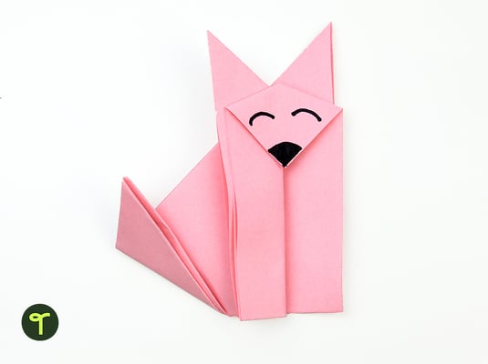 How to Make an Origami Fox — Step-By-Step Instructions for Kids teaching resource