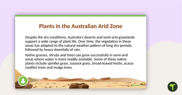 The Natural Environment of Australia PowerPoint teaching resource