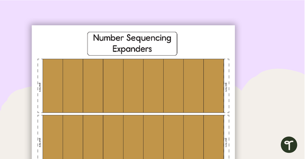 Go to 1 to 9 Number Sequencing Activity - Dog Template teaching resource
