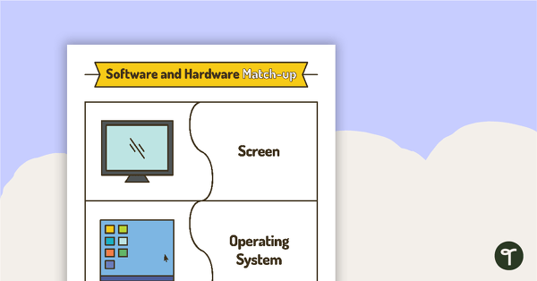 Image of Software and Hardware Match-Up Activity
