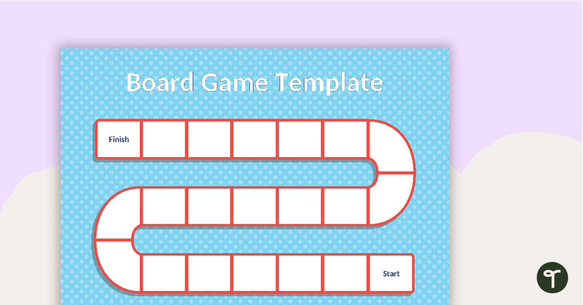 FREE! - Blank Game Board Template, Editable Resource