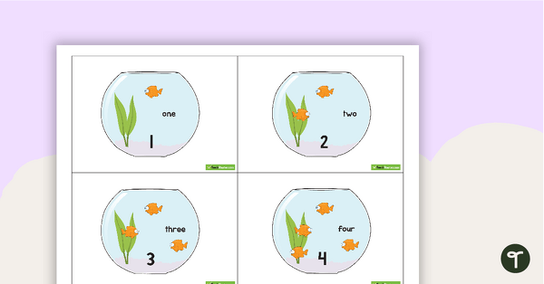 Preview image for Fish Bowl Number Cards - 1 to 20 - teaching resource