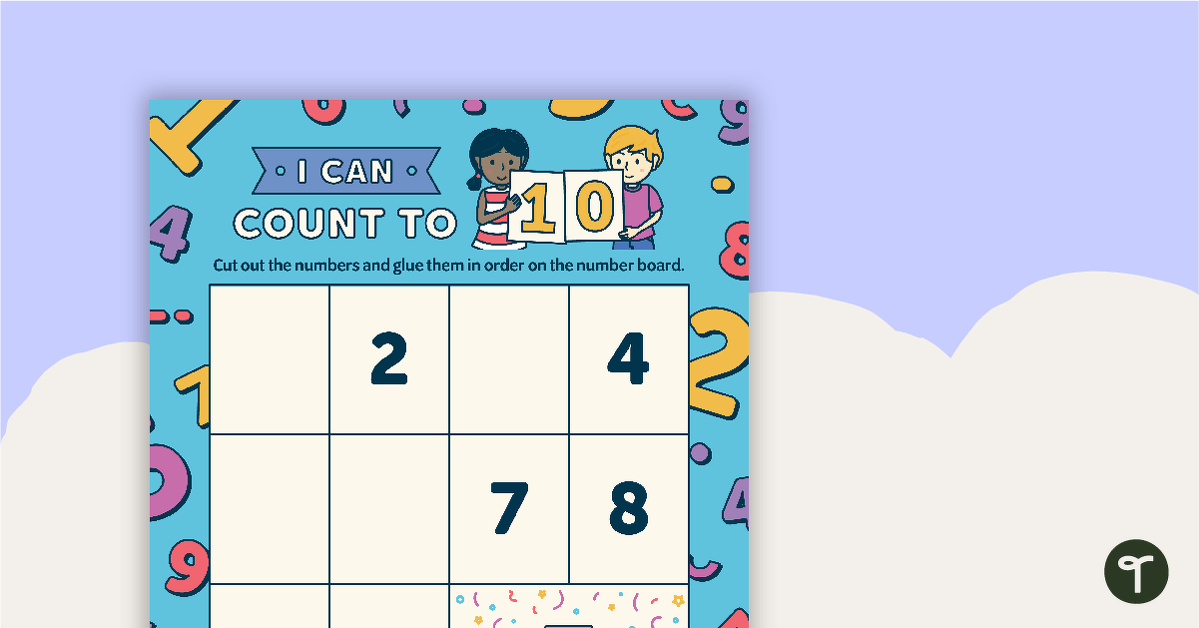 Counting to 10 Activity teaching resource