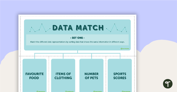 Go to Data Match-Up Cards (Set 1) teaching resource