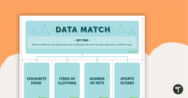 Data Match-Up Cards (Set 1) teaching resource