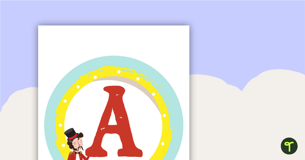 Go to Circus - Letter, Number and Punctuation Set teaching resource