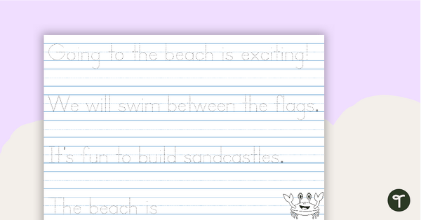 Go to Handwriting Sheets - Theme Pages 1 teaching resource