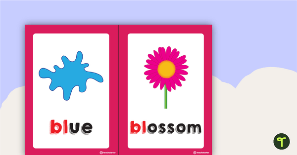 Bl Blend Flashcards teaching resource